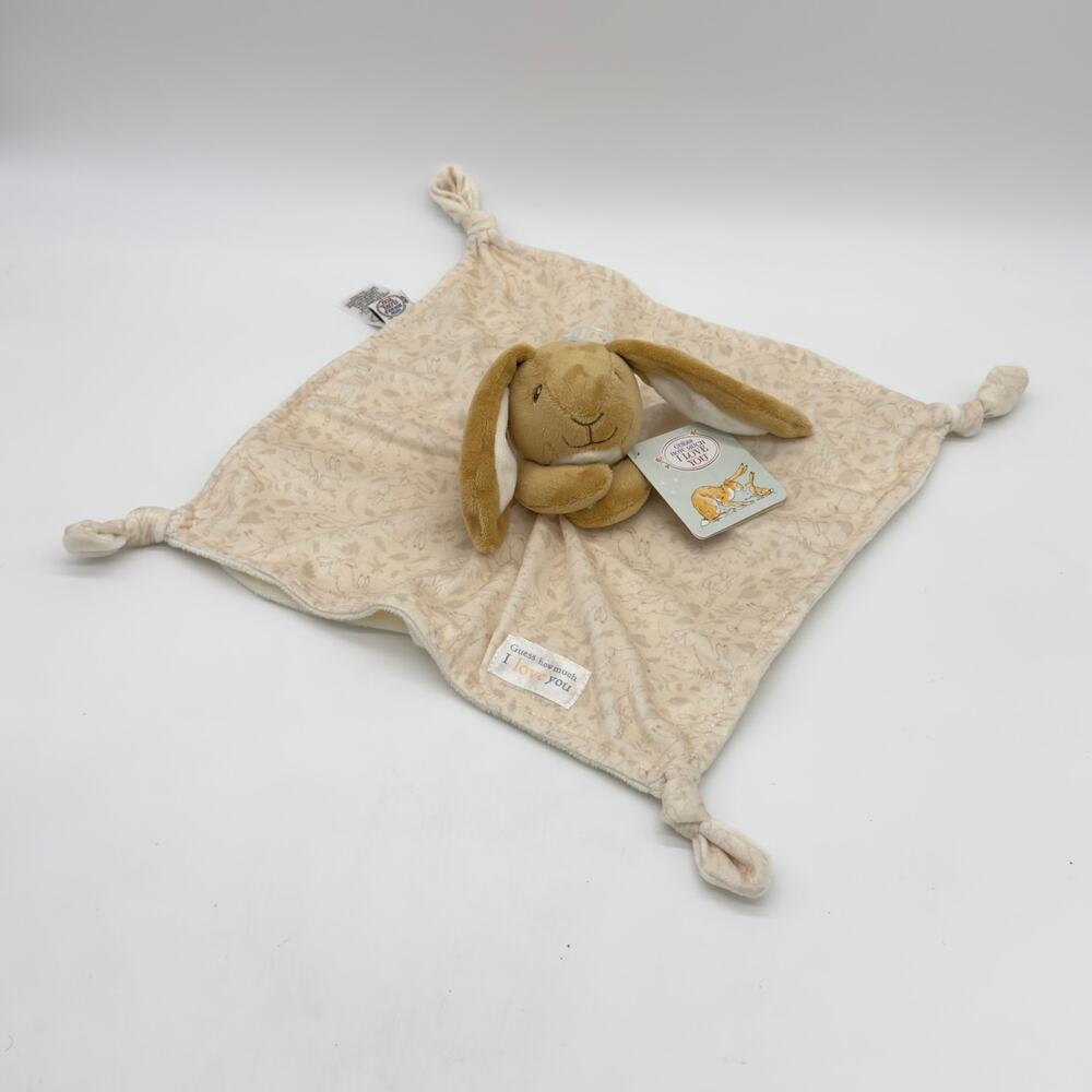 Guess How Much I Love You Nutbrown Hare Bunny Security Baby Blanket Blanky NEW